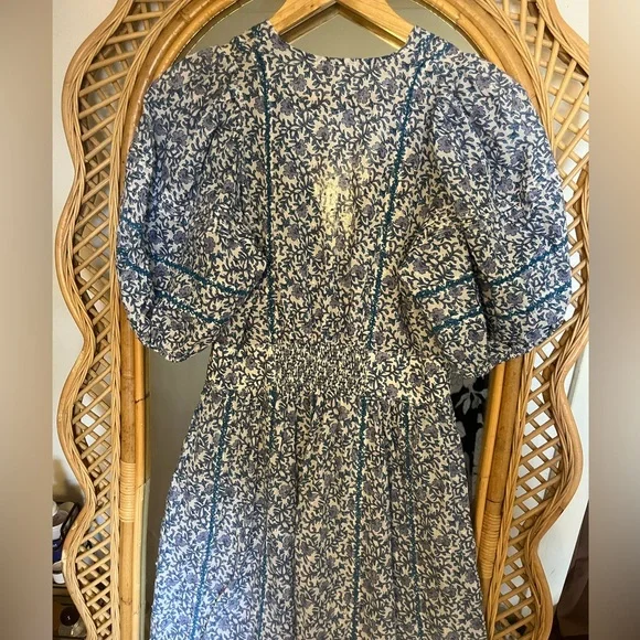 Poupette St. Barth’s Blue Floral Dress - Picture 8 of 10